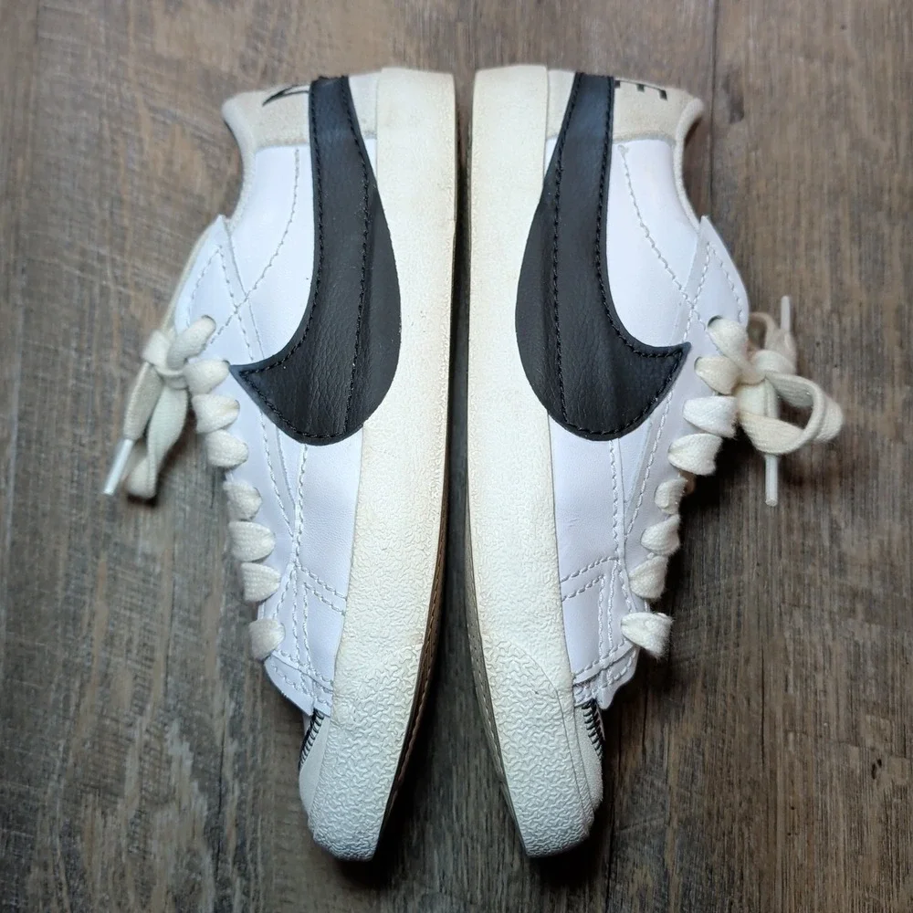 Nike Blazer Low '77 Jumbo Womens Size 9 White Black Sail Sneakers DQ1470-101